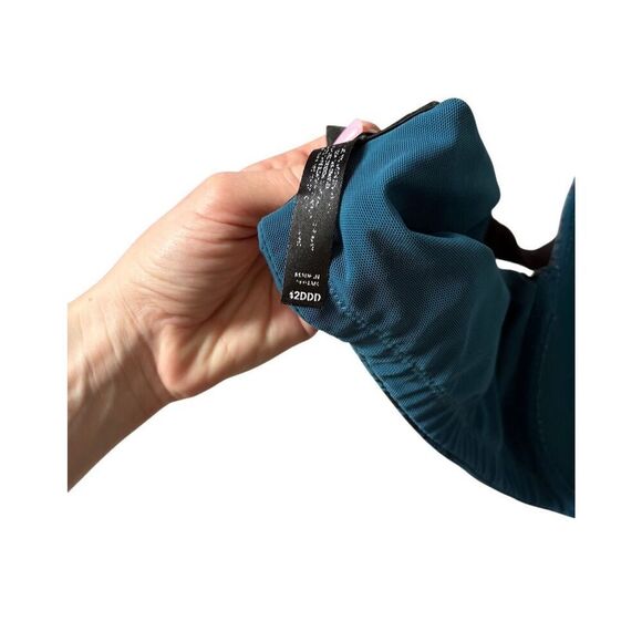 Torrid Curve Push Up bra size 42DDD 42F Blue Black Floral - Picture 5 of 9